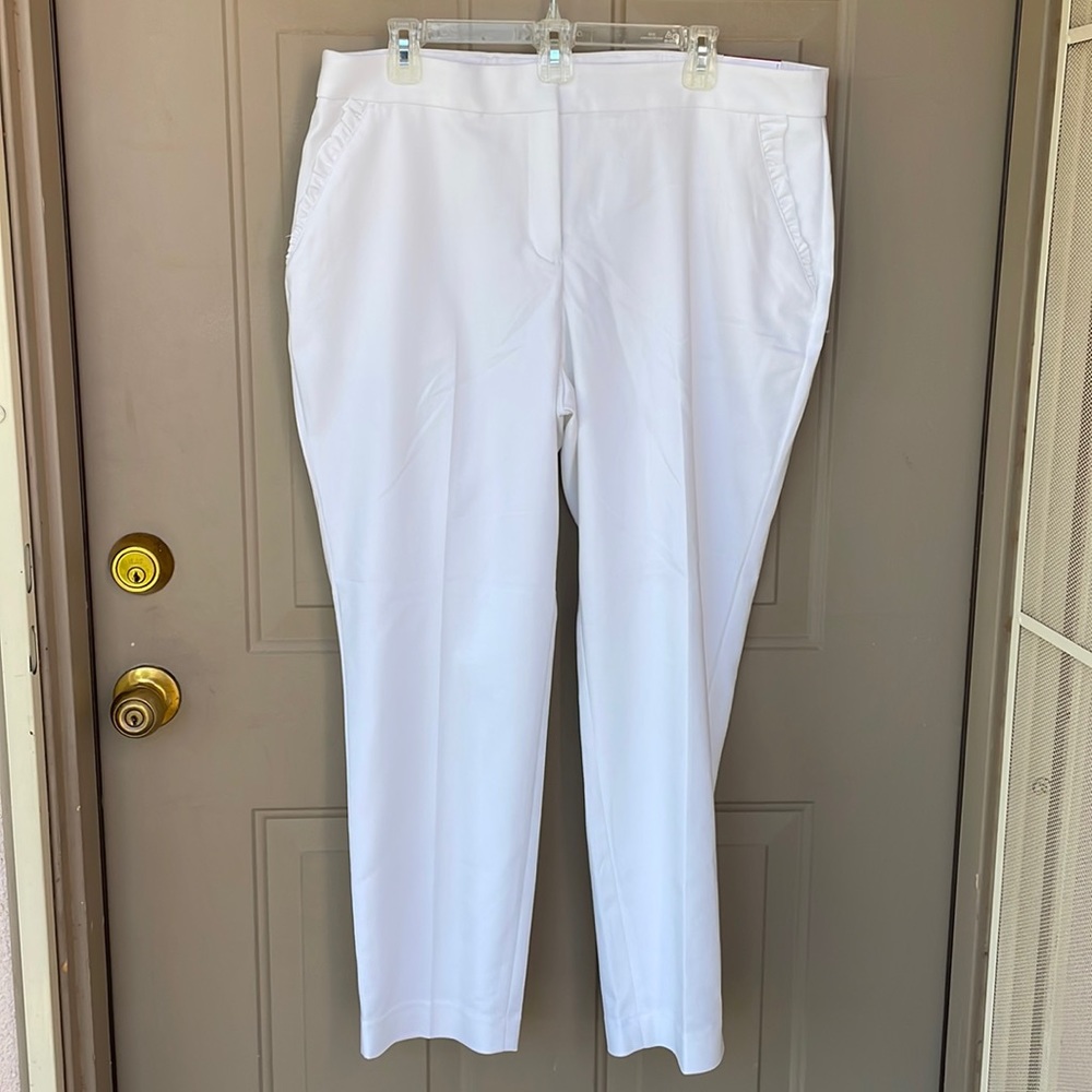NWT Express Columnist Ankle Mid Rise Stretch Pant - size 16R